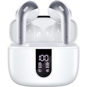 Bluetooth Headphone Wireless Earbud Airpods Pro 2 Charging Case Waterproof WHITE